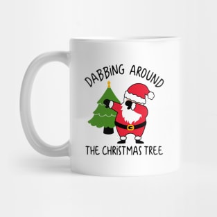 Dabbing Around The Christmas tree Mug